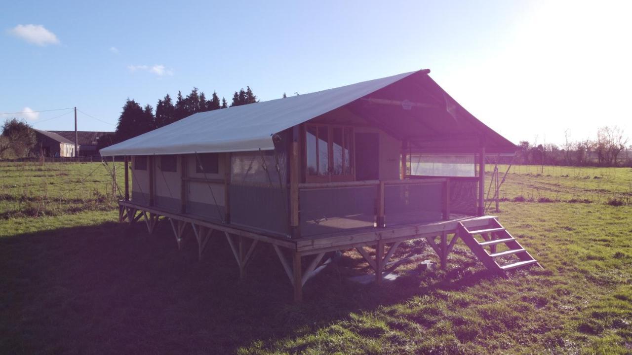 Camping A La Ferme - Hebergements Insolites Cerisy-la-Foret Esterno foto